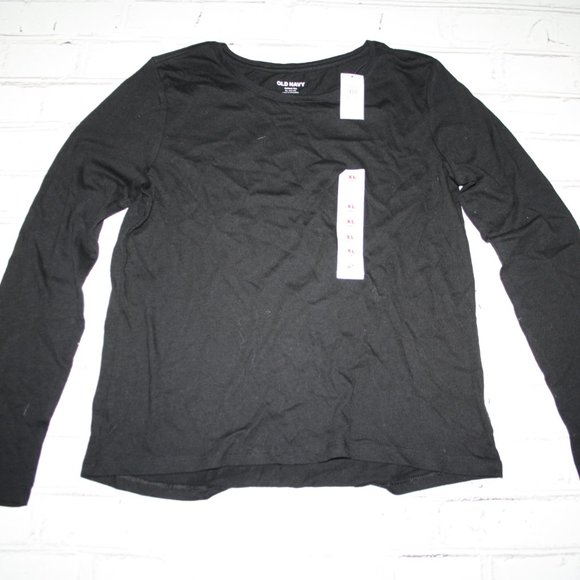 🖤 Black Long Sleeve Tee – NWT – Girls XL - Picture 1 of 4